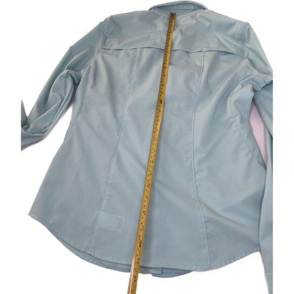 Rei Green Long Sleeve Fishing Shirt Outdoor Vented Woman Size S - Picture 7 of 7